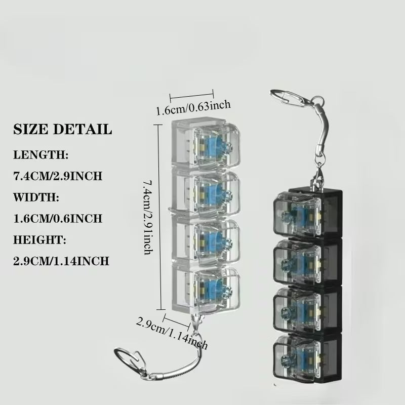 Mini Teclado Mecánico Anti-Estrés (RGB)